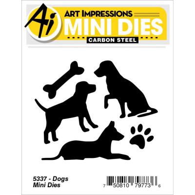 Art Impressions Mini Dies - Dogs